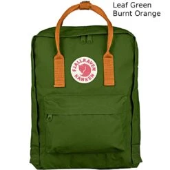 Fjällräven Kånken Reppu -Era Lindroos 615 212 leaf green burnt orange 1