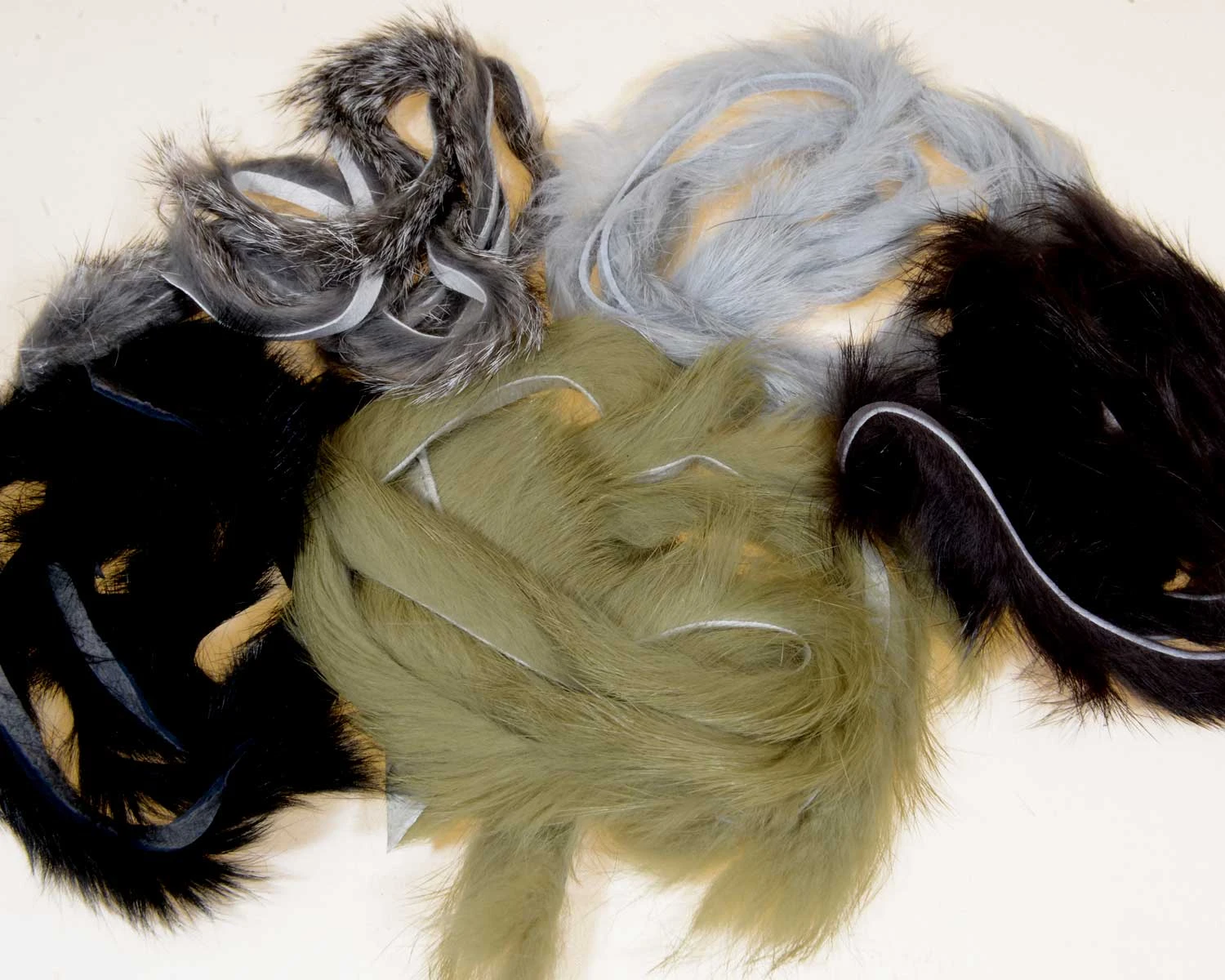 A.Jensen Rabbit Zonker Strips – 5 Earth Colors 1 A.Jensen Rabbit Zonker Strips – 5 Earth Colors